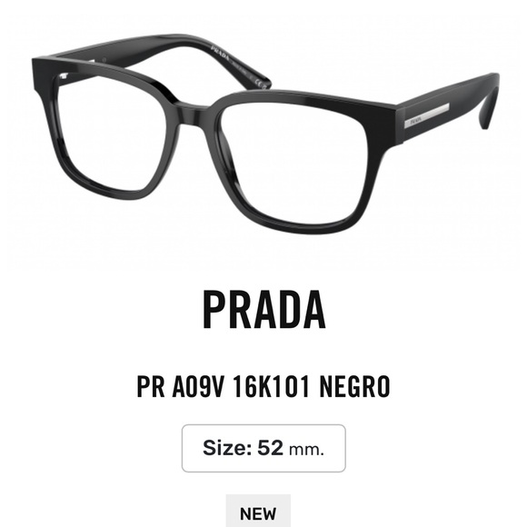 Prada glasses frame (PR A09V F) BRAND NEW - Picture 1 of 4